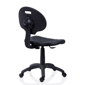 Scaun Profesional 1290 PU NOR, rotativ pentru laborator si atelier - Img 3