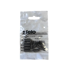 Set 10 biti Felo, seria Industrial profil HEX, C6.3, HX2.5, 25mm - Img 1