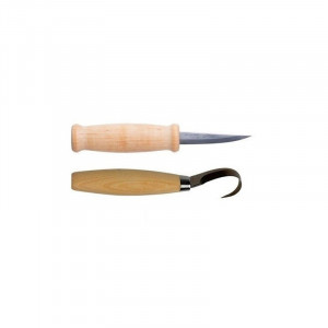 Set 2 cutite sculptura tip carlig, drept, Morakniv - Img 2