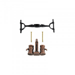 Set 2 pompe duble din metal pentru navomodele, 18mm, Amati - Img 3