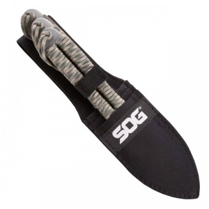 Set 3 cutite de aruncat SOG Fling, otel 3Cr13MoV, lama 71 mm - Img 12