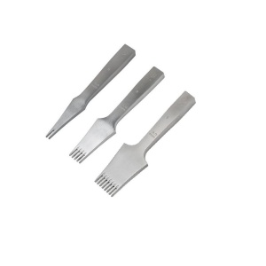 Set 3 dalti pielarie tip frantuzesc normale WUTA de 3mm - Img 1