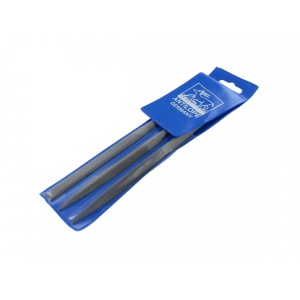 Set 3 pile de precizie cu maner din otel pentru bijutieri, 215mm, ANTILOPE, Niqua