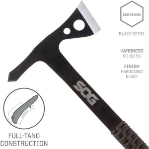 Set 3 tomahawk-uri de aruncat SOG Throwing Hawks, otel 3Cr13, muchie 45 mm - Img 20