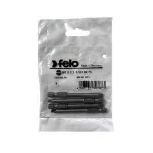 Set 5 biti Felo, seria Industrial profil Drept, E6.3, 5.5x1.0mm, 73mm - Img 1