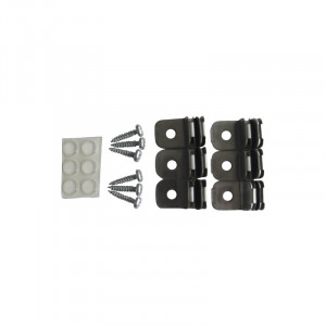 Set accesorii Dolle Monofix de fixat polite de sticla/lemn, prindere pe suporti - Img 2
