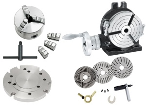Set cap divizor Ø 150 mm cu placute indexabile si universal strung 3 bacuri, Wabeco - Img 1