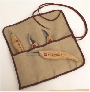 Set cutite pentru sculptura KN100E, Flexcut