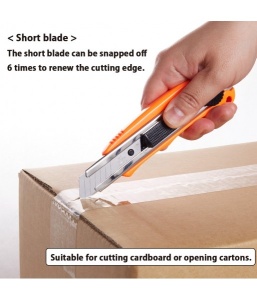SET CUTTER DE SIGURANTA, RETRACTABIL CU LAMA DE 18MM +6 LAME DE SCHIMB NT CUTTER - Img 3
