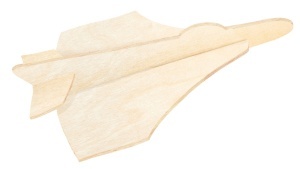 Set de constructie din lemn "Jet" debitat cu laser Pebaro