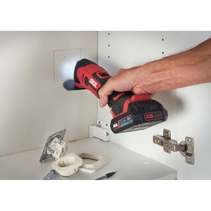 SKIL 3620 AA, Unealta multifunctionala (Multi-Tasker) Brushless MF1E3620AA, 11000-16000 rpm, + 1xAcuu, incarcator si accesorii - Img 7