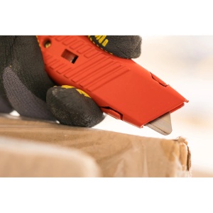 Stanley 0-10-189, Cutter metalic cu lama auto-retractabila, 155mm + o lama trapezoidala 19mm - Img 3