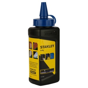 Stanley 0-47-465, set pentru trasat powerwinder cu flacon cu praf de creta albastra, blister - Img 2