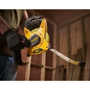 Stanley 2-34-814, ruleta deschisa fatmax cu banda din fibra de sticla 30m, mulinare rapida, tru-zero, 30m x 19mm, blister - Img 7