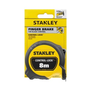 Stanley STHT37232-0, Ruleta 8m CONTROL-LOCK™, BladeArmor®, protectie din cauciuc, frana de deget, magnet detasabil, rupere la 3.5m, tru-zero, 8m x 25mm - Img 6