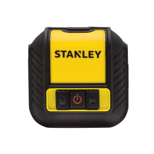 Stanley STHT77498-1, nivela laser cubix cu linie in cruce, lumina rosie, auto-nivelare, prindere cu clema, QuickLink, raza actiune 12m, include 2 baterii AA, clema si husa - Img 1