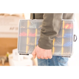 Stanley STST81680-1, organizator 11" cu 17 compartimente, 27,2 X 18,9 X 4,6 cm - Img 5
