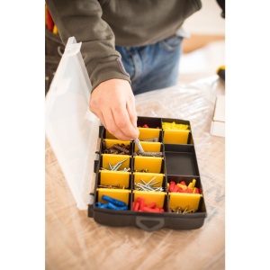 Stanley STST81681-1, organizator 14" cu 22 compartimente, 35,7 X 22,9 X 4,8 cm - Img 2