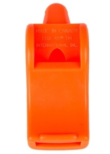 Suport de chei retractabil, cu cablu kevlar de 60 cm si carabina Sidekick si fluier de salvare FOX40 Key-Bak - Img 3