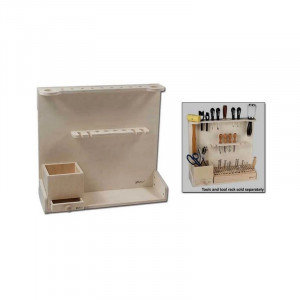 Suport pentru scule de mana de lux din lemn, Tandy Leather SUA - Img 2