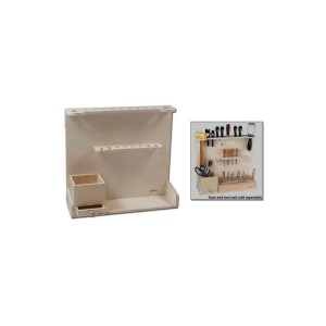 Suport pentru scule de mana de lux din lemn, Tandy Leather SUA - Img 3