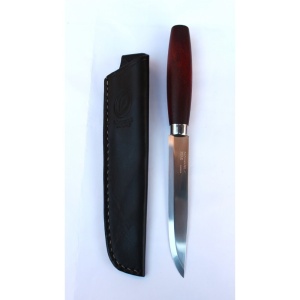 Teaca neagra din piele naturala pentru cutite clasice, Morakniv - Img 11
