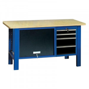 1500-6 Banc de lucru 1500mm cu blat din lemn de fag multistrat - Img 2
