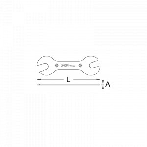 1612/2 Cheie ax roata bicicleta, 13 x14 x15 x17, Unior - Img 3