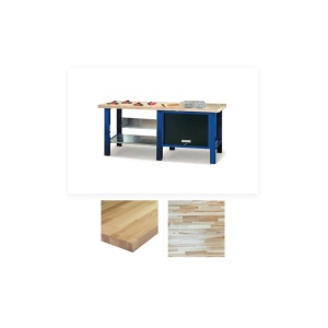 2000-18 Banc de lucru 2000 mm cu blat din lemn de fag multistrat - Img 1