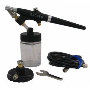 350-9 Aerograf simpla actiune pentru hobby/modelism, Badger - Img 2