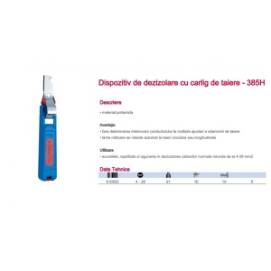 385H Dispozitiv de dezizolare cu carlig de taiere, Unior - Img 4