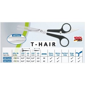 768815z Foarfeca pentru styling, T-Hair, Kretzer