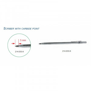 Ac de trasat cu varf de carbura 145 mm, KLASS - Img 2
