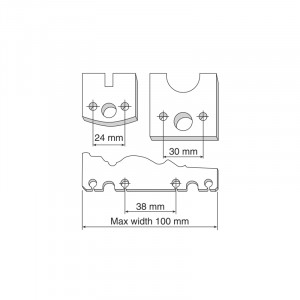 Atasament ascutire cutite amovibile frezare lemn, Tormek - Img 6