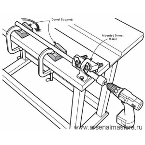 Atasamente fabricare sageti arc din lemn, Veritas Tools. - Img 18