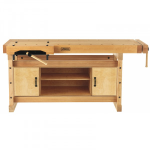 Banc de lucru pentru tamplarie PROFI Elite 2000 + dulap SM08 SJOBREGS - Img 1