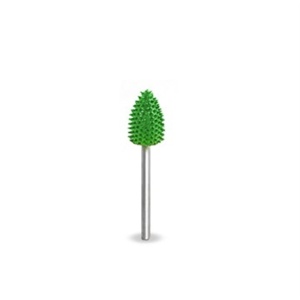Biax sculptura lemn SABURR - Cap 3/8" forma flacara aspru