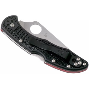 Briceag Delica® 4 Lightweight Thin Red Line, Spyderco - Img 3