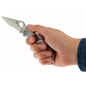 Briceag Delica® 4 Stainless, Spyderco - Img 12