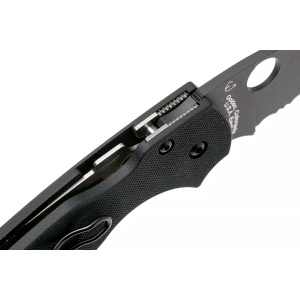 Briceag Lil' Native® G-10 negru / lama neagra, Spyderco - Img 11