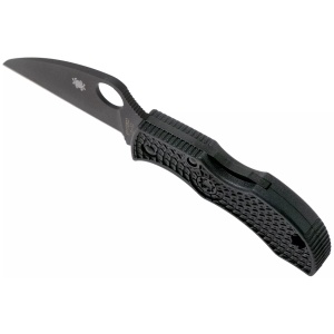 Briceag Manbug™ Wharncliffe lama neagra, Spyderco - Img 4