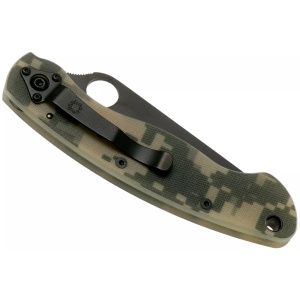 Briceag Military™ Model G-10 Digital Camo / lama neagra, Spyderco - Img 3