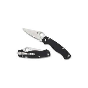 Briceag Para Military™ 2 Black G-10, Spyderco - Img 12