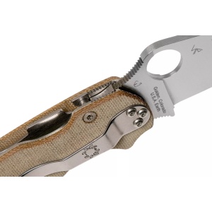 Briceag Para Military™ 2 CPM CRU-WEAR Micarta, Spyderco - Img 5