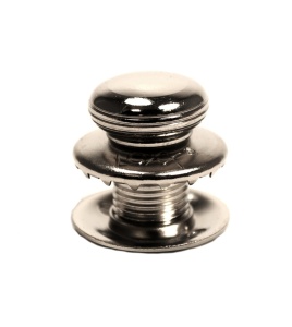 Buton superior XXL nichelat cu surub lung pentru sisteme de fixare LOXX - Img 1