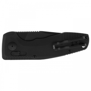 Cutit automat SOG TAC AU Compact Tanto 15-38-09-57, lama Tanto Cryo D2, AU-XR Lock, maner din aluminiu, Tactical EDC Knife - Img 7