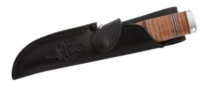 Cutit Fallkniven NL5L Idun Northern Light, lama Laminated CoS, satin finish, maner piele, lama 100 mm - Img 3