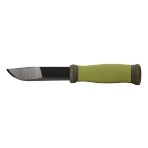 Cutit Mora 2000 Green (S) outdoor si vanatoare, lama inox 14C28N-acoperire DLC , maner cauciucat