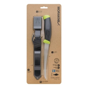 Cutit Morakniv Companion Fishing Fillet 155 pentru filetat, curatat si pregatit peste, teaca inclusa - Img 10