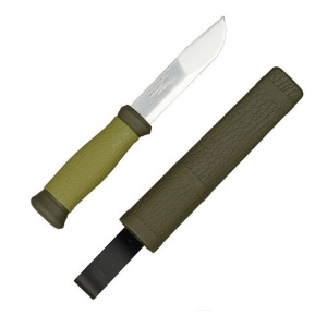 Cutit outdoor Morakniv Mora 2000 Green, otel inoxidabil 12C27, teaca inclusa - Img 14